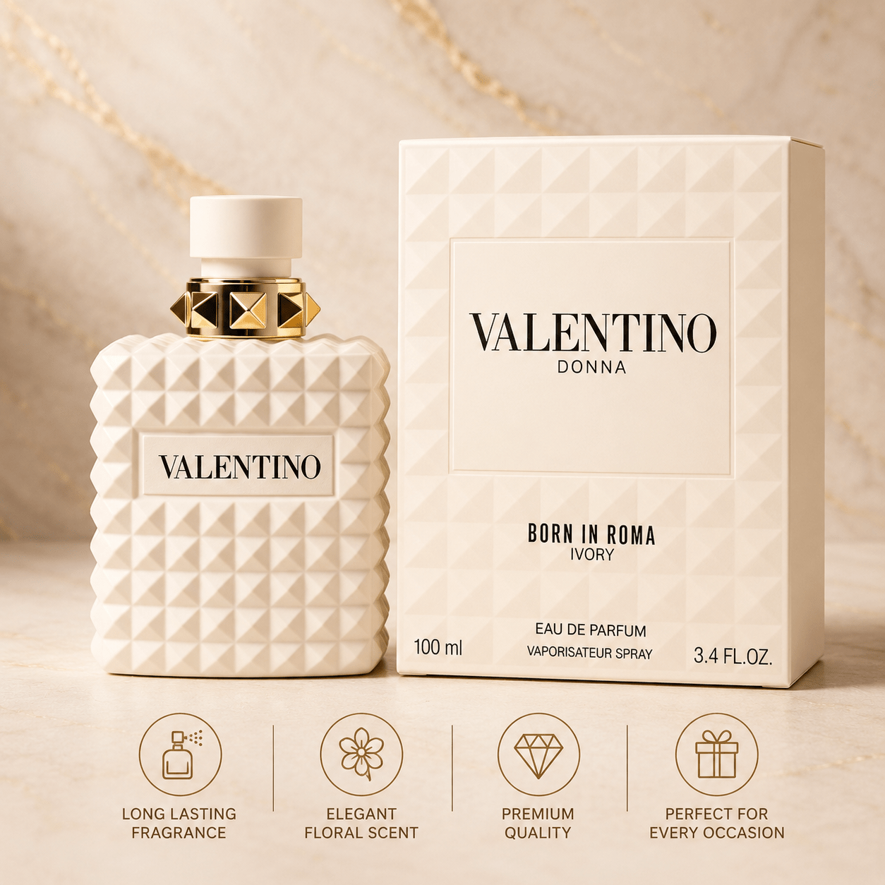 Valentino Donna Born In Roma Ivory EDP 100ml - Roger's Spot