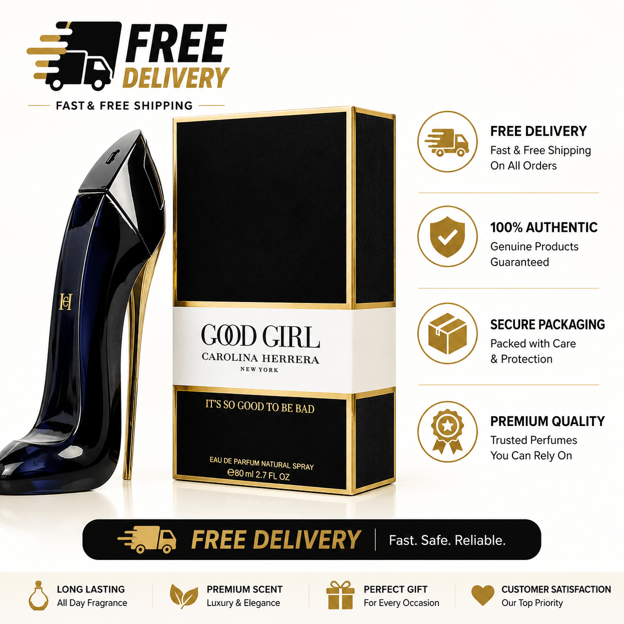 Carolina Herrera Good Girl EDP 80ml - Roger's Spot
