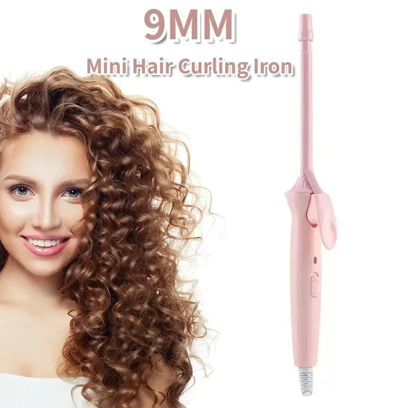 Mini Ceramic Hair Curling Iron 9mm - Roger's Spot