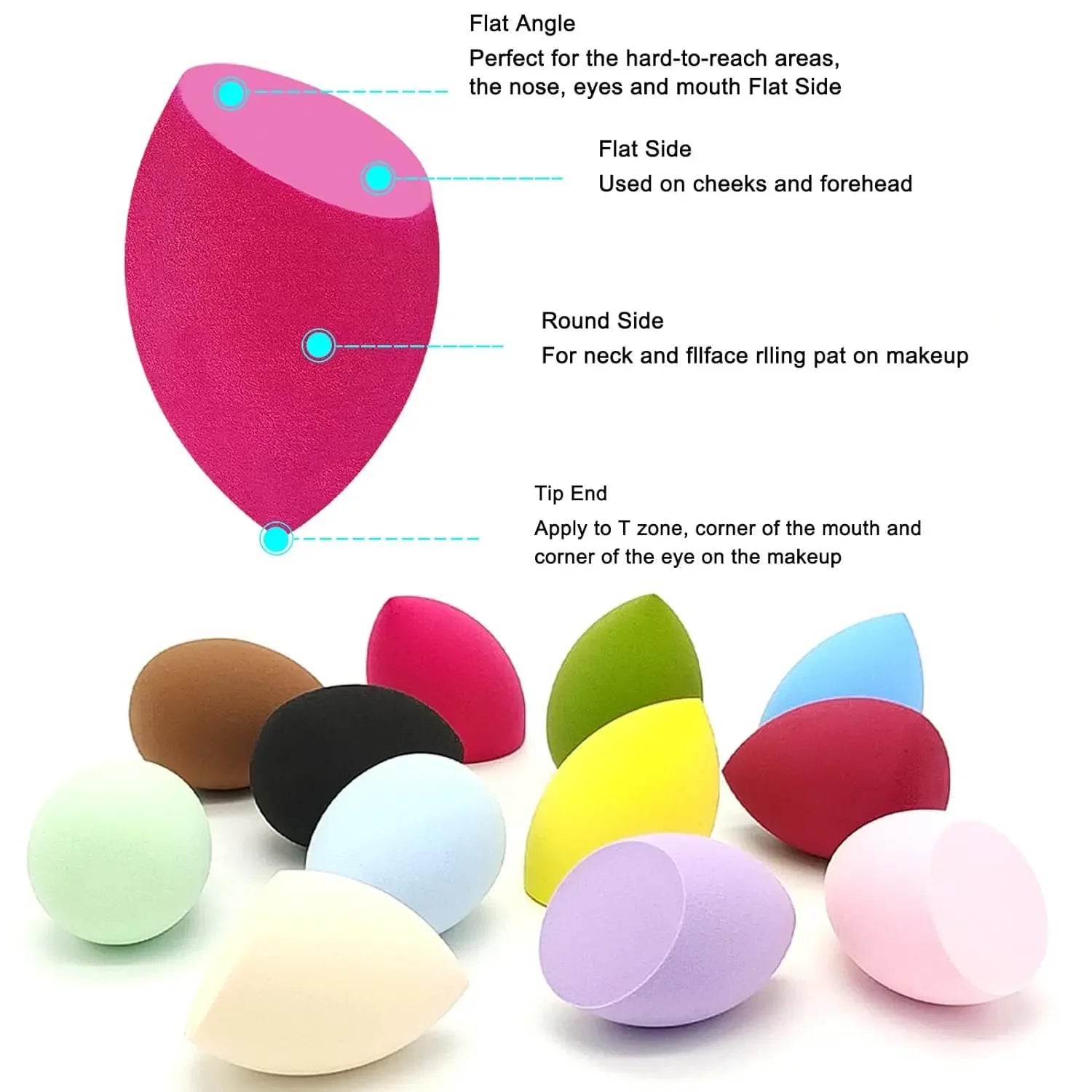 10 - Piece Latex - Free Sponge Set - Roger's Spot
