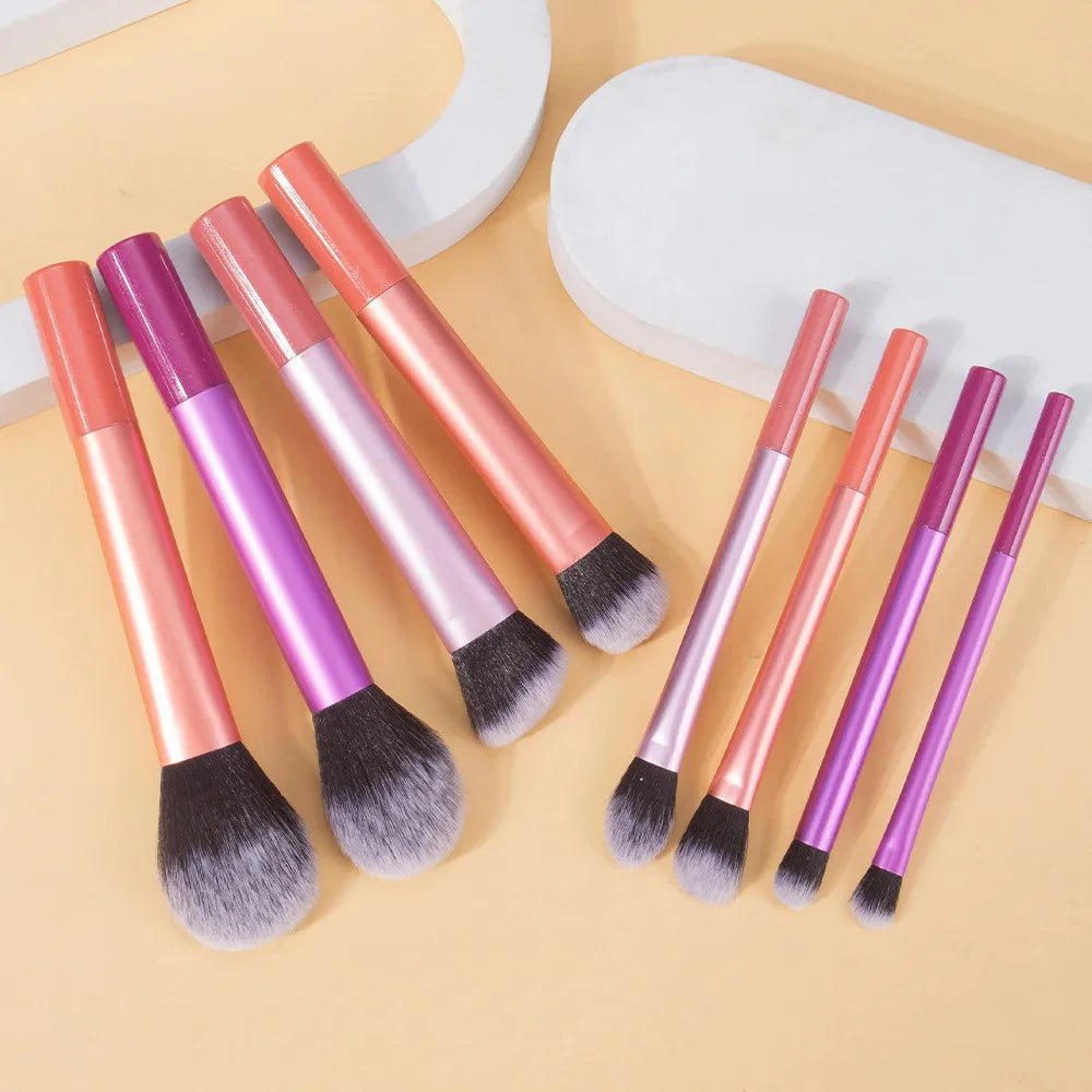 8 - Piece Soft Makeup Brush Set - Roger's Spot