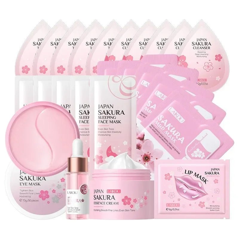 24pcs Skin Care Set – Eye, Lip & Face Care - Roger's Spot