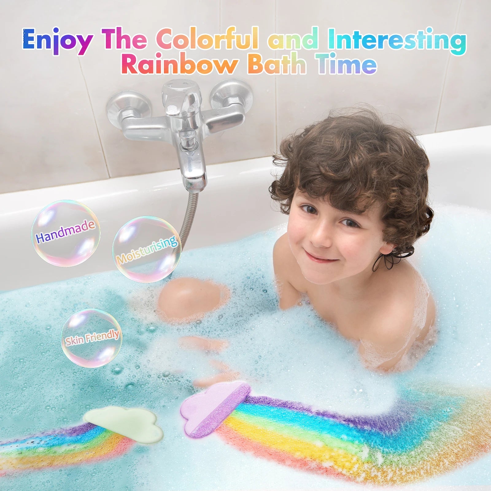 Rainbow Bath Bomb Gift Set - Roger's Spot