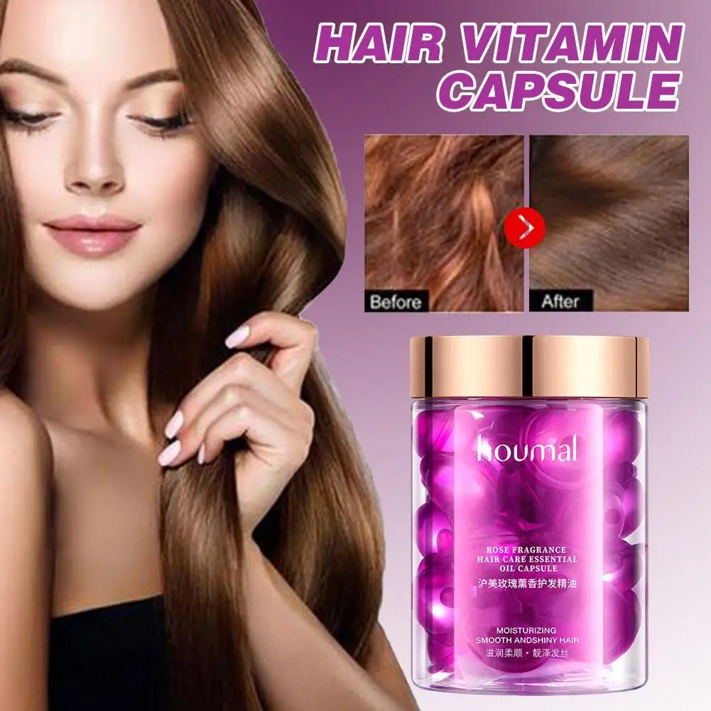 Rose Hair Serum Capsules 30pcs - Roger's Spot