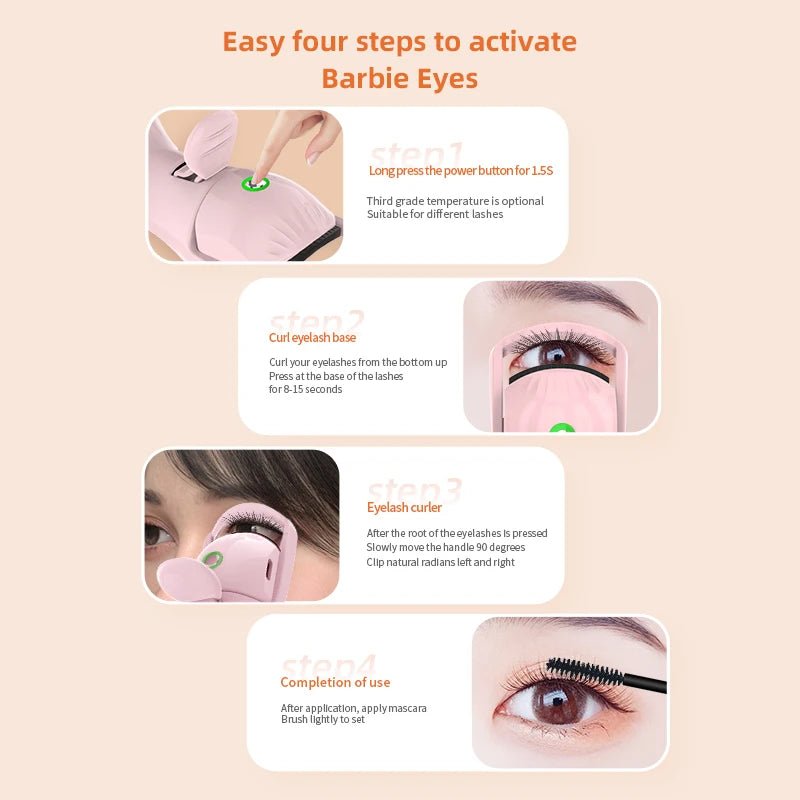 Rechargeable Heated Eyelash Curler - Roger's Spot