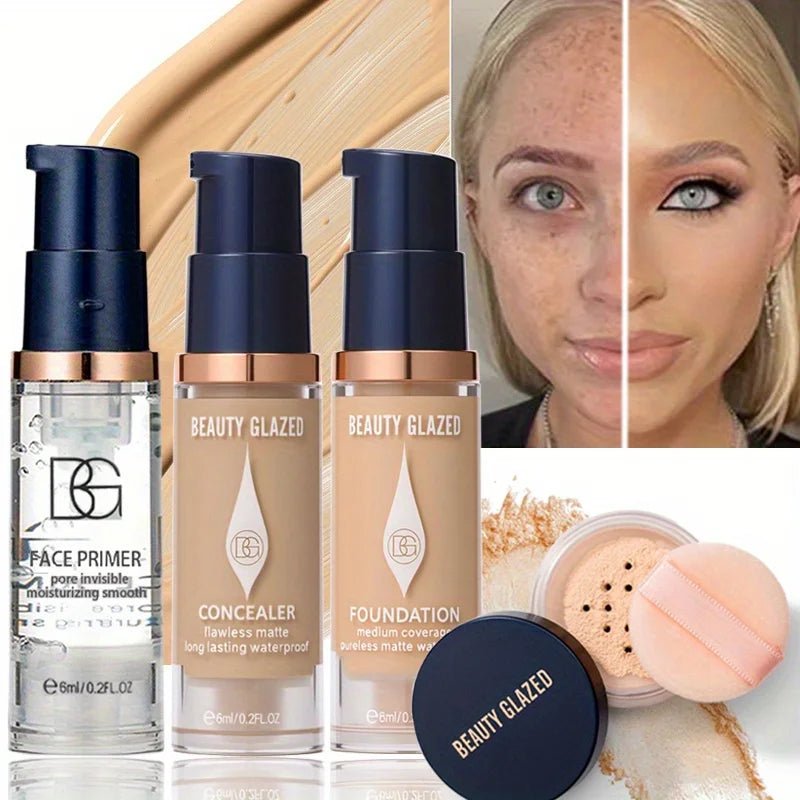 Beauty Glazed 4 - Piece Makeup Kit - Roger's Spot