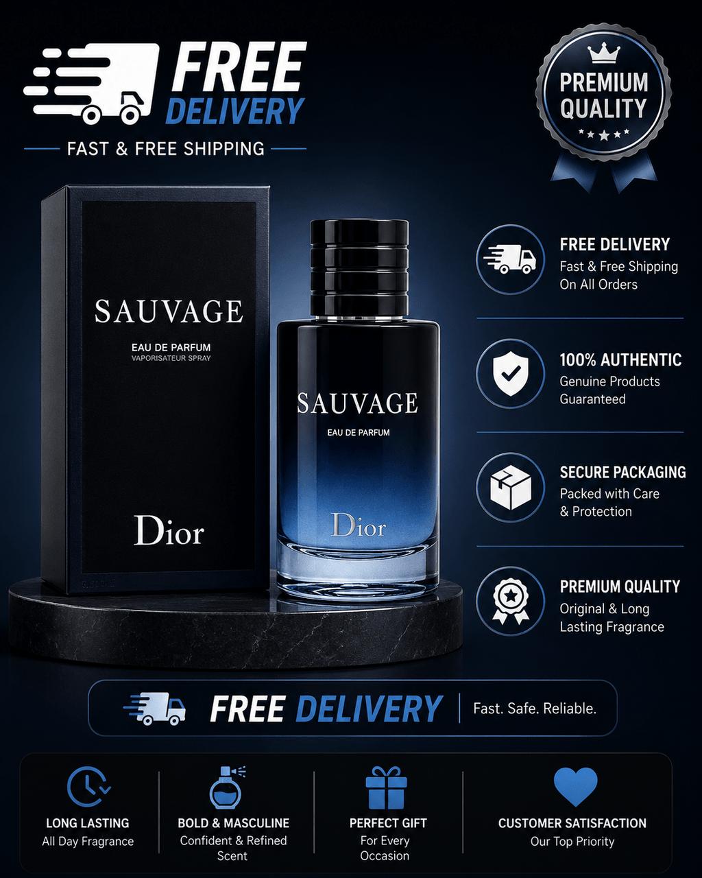 Dior Sauvage EDP 100ml - Roger's Spot