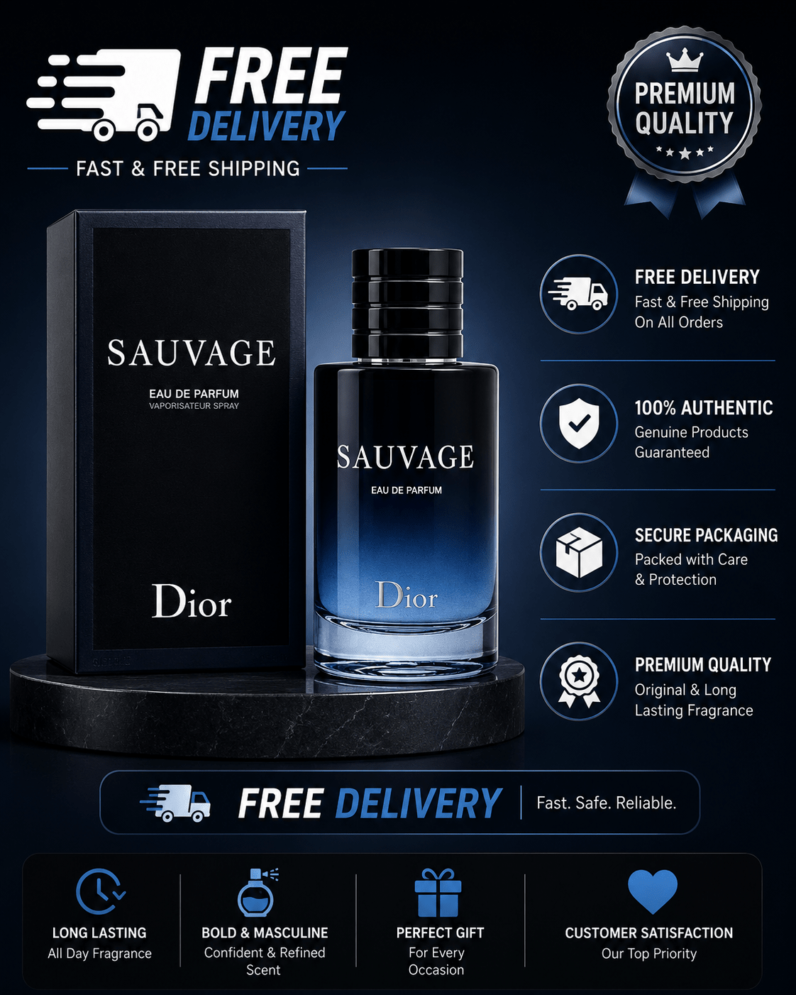 Dior Sauvage EDP 100ml - Roger's Spot