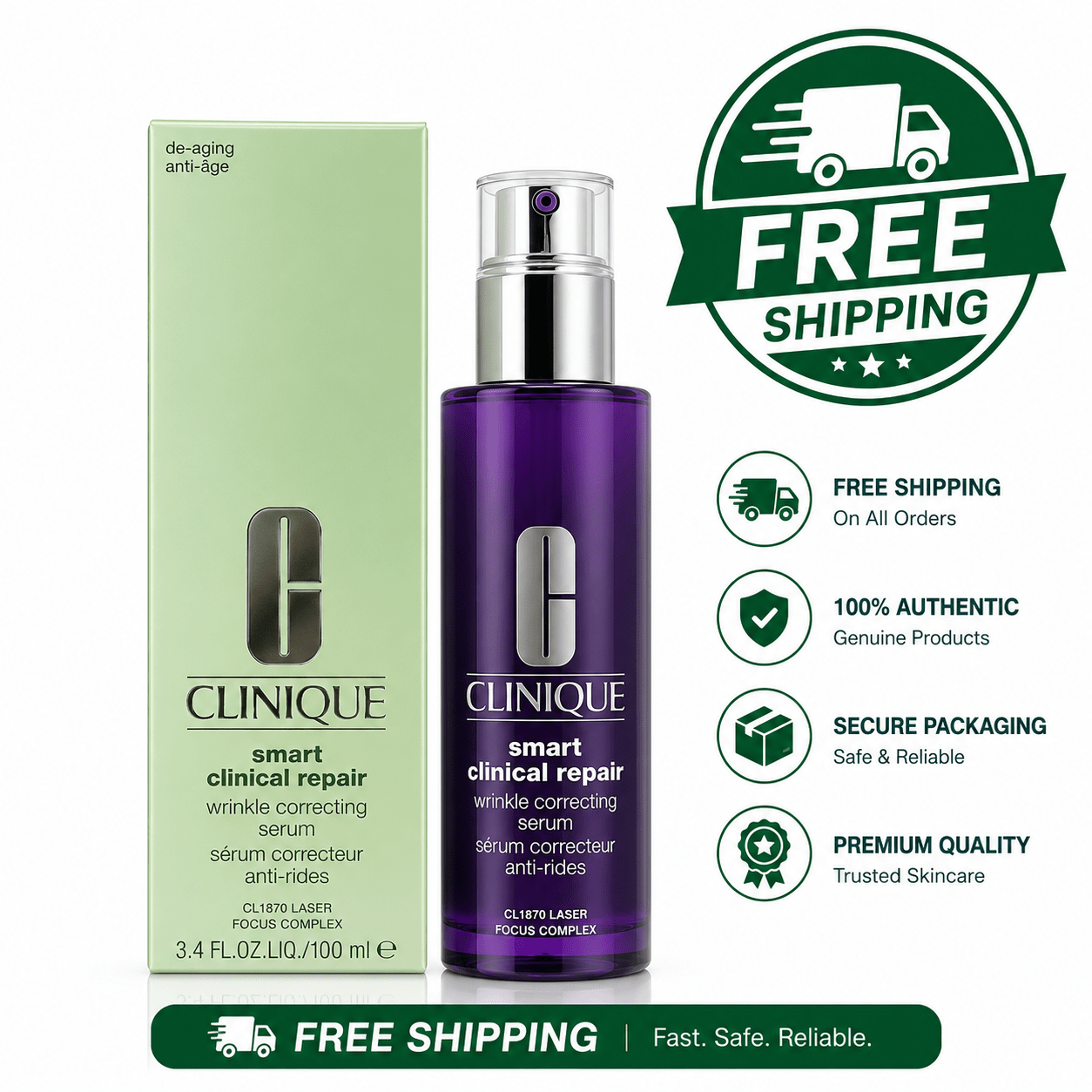 Clinique Smart Clinical Repair Serum 100ml - Roger's Spot